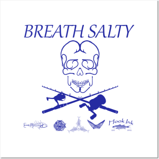 Breath Salty  Pirate style Posters and Art